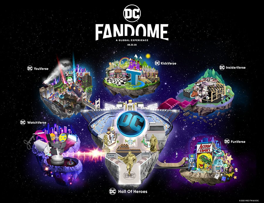 DC FanDome map