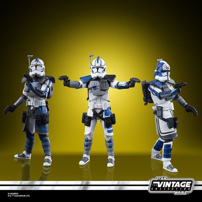 Star Wars Vintage Clone Wars 501st Legion ARC Troopers Figure 3-Pack